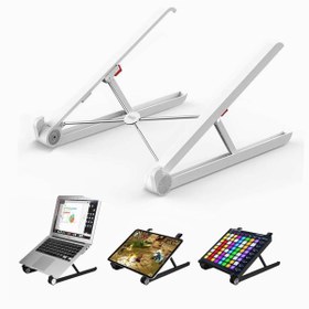 Resim E&D Collection SAIJI X1 Laptop Sehpası, Katlanabilir, Tablet Sehpası, Alüminyum Alaşım, Online Sınıf Çalışması, Dur 