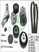 Resim İna 529005330 Kanalli Kayis Set (DEVIRDAİM X2KAYİS GERGİ TAMİR TAKİM SETİ) Bmw 11517503884 (WA428357) 