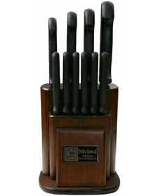 Resim Sürbisa 61500e Mutfak Bıçak Seti 10 Lu Siyah 