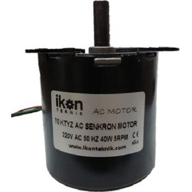 Resim Ikon 70 Ktyz 5 Rpm 40W Viyol Motoru 