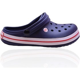 Resim 15090 Carlaverde Crosss Tarzı Unisex Terlik Hemşire Doktor Lacivert 