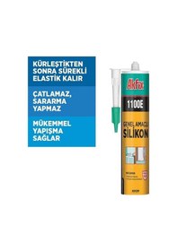 Resim Akfix 1100e Silikon 280 G Şeffaf Şeffaf Şeffaf 
