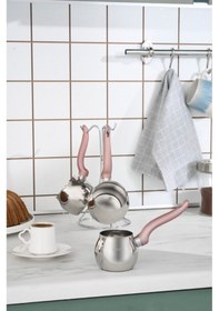 Resim Karaca Fleva 3'lü Cezve Takımı Rose 