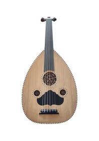 Resim Maun Ağacı Uzun Klavye İşlemeli Ud 