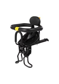 Resim Sarissa Elektrikli Bisiklet Uyumlu Emniyet Kemerli Çocuk Taşıyıcı Kadro Bağlantılı Çocuk Koltuğu Siyah - Kırmızı 