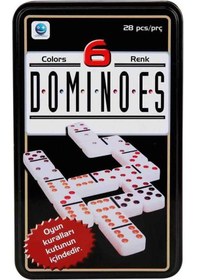 Resim Domino Oyunu 28 Li Renkli Taşlar S00001352 