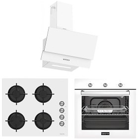 Resim Beyaz Ankastre Set (F-8166 - O-8451 - D-8811) 