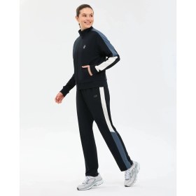 Resim Skechers W Colour Block Track Suit Kadın Siyah Eşofman Takımı S2610027-3817 