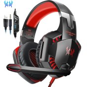 Resim Kotion Each Kotıon Her G2000 Oyun Kulaklığı Derin Bas Stereo Kablolu Bilgisayar LED Aydınlatmalı Mikrofonlu Kulaklık Ps4 Xbox Pc Gamer Için (Yurt Dışından) 