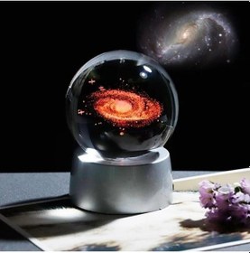 Resim Ceylan Trade Samanyolu Cam Küre Işıklı Renkli Cam Küre 