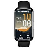 Resim HiFuture EVO2 Bluetooth 5.2 1.47" Su Geçirmez Nabız Takibli Spor Modlu Siyah Akıllı Bileklik 