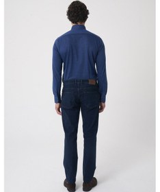 Resim Bisse Erkek 5 Cepli Yıkamalı Jean Denim Pantolon Koyu Lacivert Pnj25k25202 40 K.Lacivert 