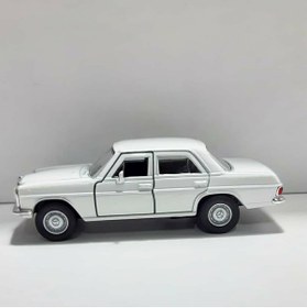 Resim WELLY 1.36 ÖLÇEK WELLY MARKA LİSANSLI MERCEDES BENZ 220 W115 KASA BEYAZ RENK 12 CM 