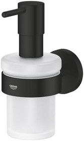 Resim Grohe Essentials Sıvı Sabunluk Seti Mat Siyah 1022572430 