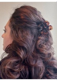 Resim Caş Dekorasyon Kahverengi Leopar Motifli Mandal Toka Kahverengi 