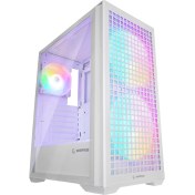 Resim Rampage GYRA V1 650W 80+ Bronze Tempered Glass USB 3.0 USB-C Rainbow ATX Beyaz Kasa 