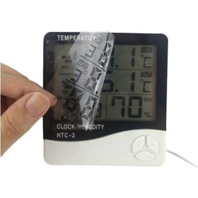 Resim Elektronikport-Htc-2 Dijital Termometre Higrometre Hava İstasyonu Sıcaklık Nem Ö 