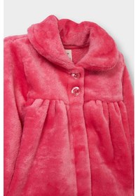Resim Defacto Kız Bebek Bebe Yaka Düğmeli Pelüş Hırka E8772a525aubr80 Pembe 