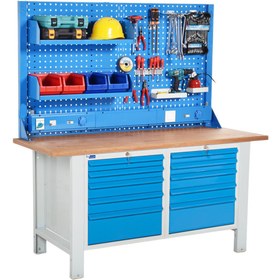 Resim starçelik Atölye Çalışma Tezgahı (1600x720x830-930 mm) 