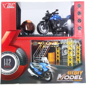Resim NW NessiWorld 1/12 Motosiklet Ducati Street Fighter PB 3R Sesli 