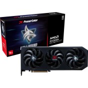 Resim Powercolor Hellhound Radeon RX9070 16G-L/OC Gddr6 256BIT Gaming Ekran Kartı 
