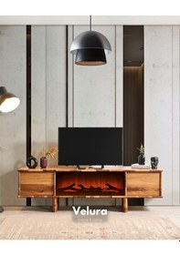 Resim Derin Tv Ünitesi Beyaz 