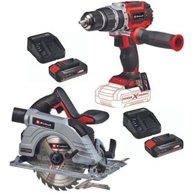 Resim Einhell TP-CD 18/60 Li-i bl Vidalama TE-CS 18/190 BL 2X2.5AH SET 