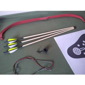 Resim Geleneksel Okçuluk Başlangıç Seti/Genç Kırmızı 