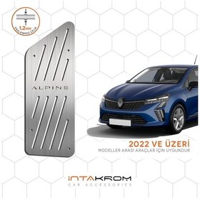 Resim Renault Clıo 5 Alpine Krom Ayak Dinlendirme Pedalı 2023 Ve Üzeri 