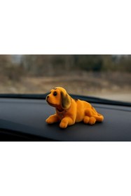 Resim Genel Markalar Araba Cam Önü Kafa Sallayan Köpek Figürü 1 Adet – Araç İçi Dekoratif Aksesuar Tekli | 15 cm 