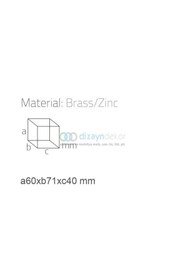 Resim DİZAYNAKS Park Tekli Bornoz Askılığı Gold Parlak Altın 