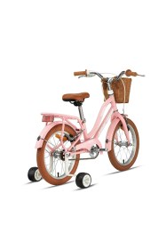 Resim Geroni Milano 16 Jant Kız Çocuk Bisikleti 3-5 Yaş Pembe-beyaz Pembe Beyaz 
