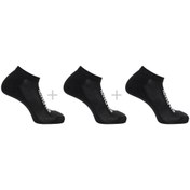 Resim Salomon Everyday Low 3-pack Unisex Siyah Çorap 