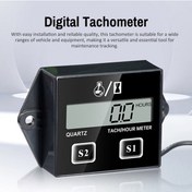 Resim Jokmae Araçlar İçin Dijital Devir Göstergesi Ve Bakım Uyarıcı 2/4 Zamanlı Motorlar, Atv, Çim Makinesi, Jeneratör, Deniz Aracı Uyumlu 