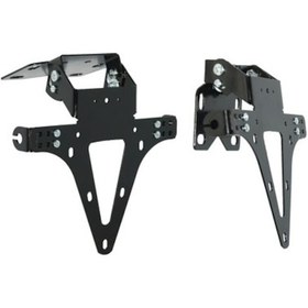 Resim Üniversal Motosiklet Spor Sinyal Uzatmalı Katlanabilir Plakalık 