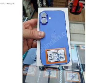 Resim Apple iPhone 16 İkinci El YD | 256 GB | Laciverttaş 