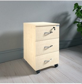 Resim Vena Komodin Keson 3 Çekmeceli 3. Akçaağaç 