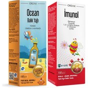 Resim Orzax Ocean Balık Yağı 150 ml + İmunol Şurup 150 ml 