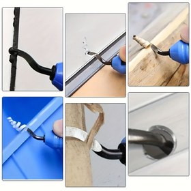 Resim NB1100 Manuel Cıvırtma Kenar Aracı Tutma Sapı ile, PVC Malzeme, Ahşap, PVC, Plastik, Metal, DIY Reçine, 3D Baskı, Cıvırtma Aracı 