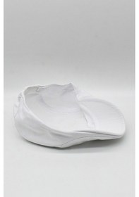 Resim Erkek Şapka Yazlık Keten Spor Kasket - Beyaz - Tek Ebat Beyaz 