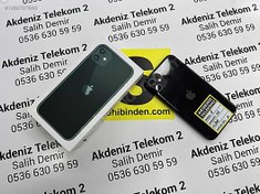 Resim Apple iPhone 11 İkinci El TR | 64 GB | Siyah İkinci El TERTEMİZ İŞLEMSİZ KUTULU PİL 100 İPHONE 11 64 GB SİYAH AKDENİZ 2