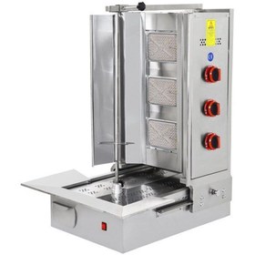 Resim SÖNMEZ ENDÜSTRİYEL Himaksan Gazlı CE Belgeli Döner Ocağı 3 Radyanlı Alttan Motorlu 