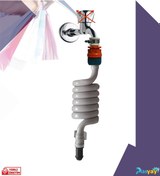 Resim Plasyay Spiral Taharet Matik Hortum Rekorlu ve Duvara Sabitlemeli 200 CM Gri 