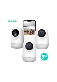 Resim Botslab 360+ C211 2k Pro Small Bundle Wifi 360 Akıllı Güvenlik Kamerası Bebek Monitörü Evcil Hayvan Kamerası İç Mekan Kamerası Ip Kamera 3'lü Paket 