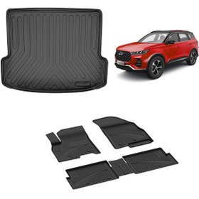 Resim Sahler Chery Tiggo 7 Pro 2020-2024 4.5D Paspas ve Rizline 3D Bagaj Havuzu 
