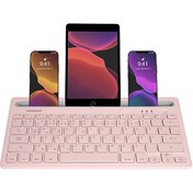 Resim Everest KB-BT82 Bluetooth Ultra Ince Siyah Q Kablosuz Klavye 