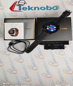 Resim TEKNOBO Watch 3 Pro Akıllı Saat Gt3 Pro Ios Ve Android Uyumludur Cift Kordonlu Mukemmel Kalite 