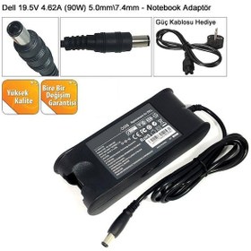 Resim Ala-D006 - Dell Uyumlu 19.5V 4.62A Notebook Adaptoru - 5.0Mm/7.4Mm 