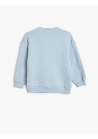 Resim Koton Kız Çocuk Sweatshirt Mavi 5wkg10044ak 25ky59000210 Y59209 Mavi 