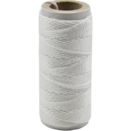 Resim abnturk Inşaat Çırpı Ipi, 400 Gram Hiza Ipi, Beyaz Polyester Bobin Sarım Uçurtmaya Uygun 